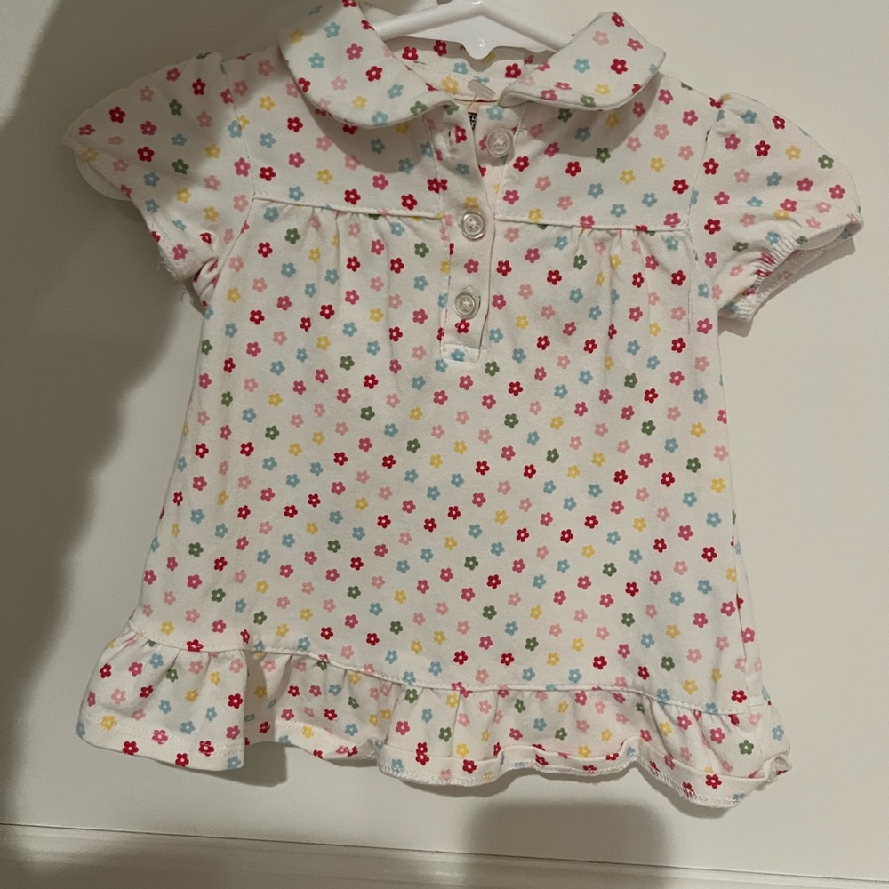 Faded Glory Kids Floral Button Down Shirt - Multicolor